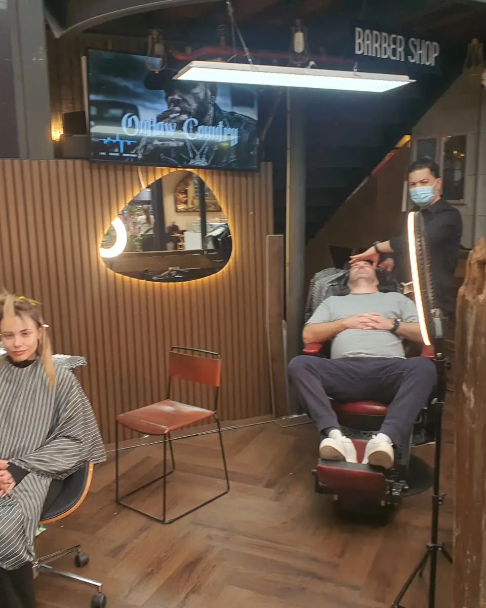 Inside Tapper Don Barbershop at The Cannery, Rosebery