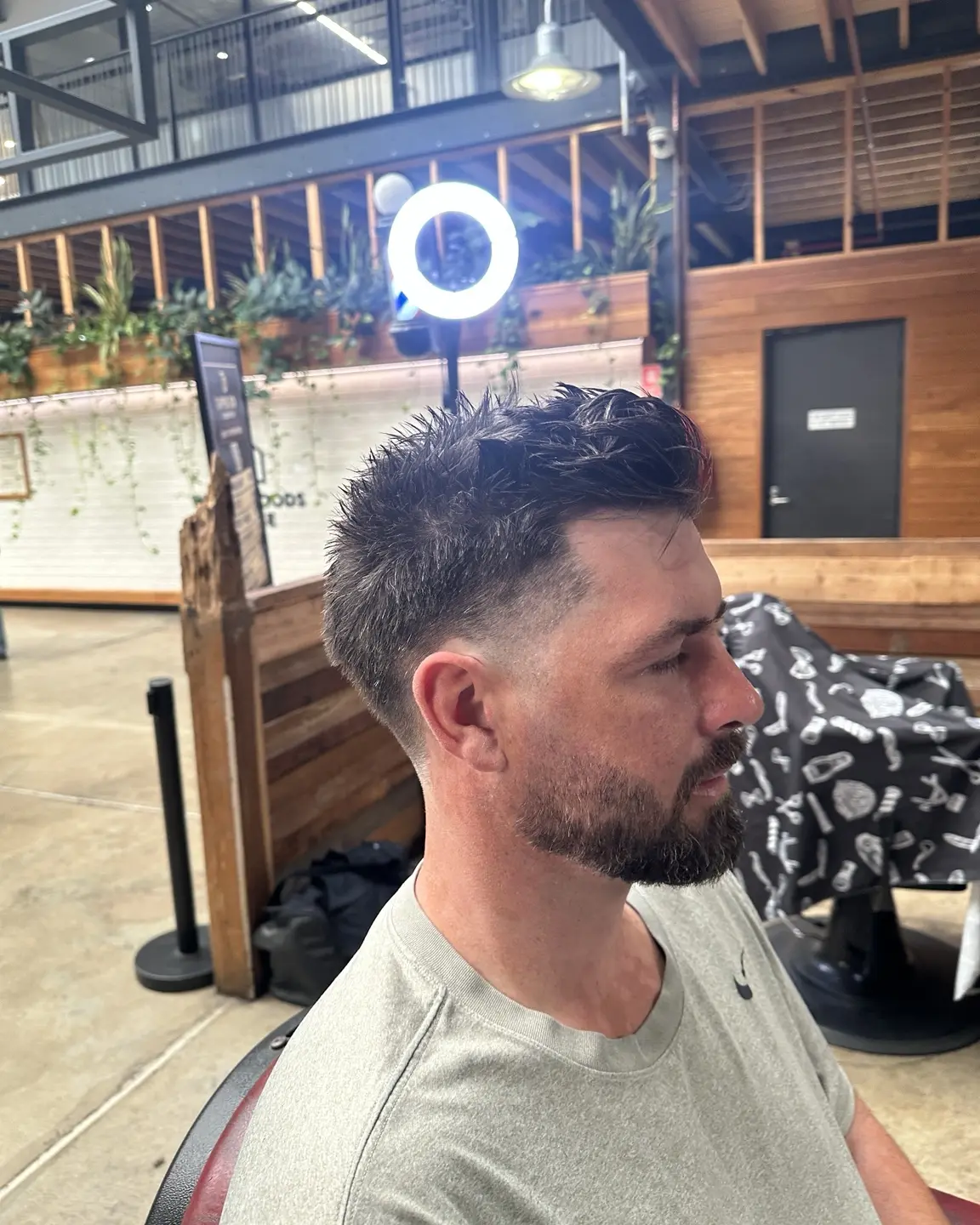 Skin fade and beard grooming at Tapper Don Barbershop in Rosebery